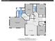 Second floorplan featuring four bedrooms, three baths, hall, WIC and a dramatic open-to-below area at 8427 S Parfet Ct, Littleton, CO 80127
