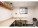 Finished basement featuring a work desk next to the basement window at 4467 W 30Th Ave, Denver, CO 80212