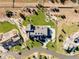 Bird's-eye view showcasing the home's layout, backyard, and surrounding area at 6816 Goldbranch Dr, Niwot, CO 80503