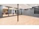 Basement studio with wood floors and mirrors at 6816 Goldbranch Dr, Niwot, CO 80503