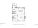 First floor plan showing living room, kitchen, and dining area at 1086 S Pearl St, Denver, CO 80209