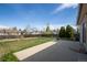 Backyard with a concrete patio offering great space for outdoor seating and entertaining at 1838 Cedar St, Broomfield, CO 80020