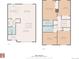Detailed floor plan showcasing layout, room dimensions, and square footage of the home at 8678 Mariposa St, Thornton, CO 80260