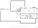 Floor plan showcasing the layout of the home with the primary bedroom, kitchen, and living room dimensions at 1534 Meade St, Denver, CO 80204