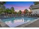 Relax by the community pool with plenty of seating and enjoy the beautiful sunset at 8940 W 80Th Dr, Arvada, CO 80005