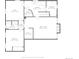 Basement floor plan featuring bonus room, laundry, storage, bath and bedroom spaces for flexible living at 1434 Clermont St, Denver, CO 80220
