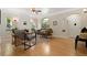 Cozy living room with natural light, fireplace and comfortable modern furniture at 1434 Clermont St, Denver, CO 80220