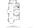 Detailed floor plan showcasing the layout of the home's rooms and dimensions at 2831 N Perry St, Denver, CO 80212