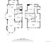 Complete floor plan showcasing the layout of the home's rooms and dimensions across both floors at 2831 N Perry St, Denver, CO 80212