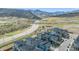 Lovely aerial view of community surrounded by rolling hills with easy access to the highway at 15774 W Girard Ave, Morrison, CO 80465