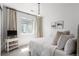 Cozy bedroom featuring a queen-sized bed, neutral decor, and a window for natural light at 15774 W Girard Ave, Morrison, CO 80465