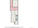Detailed floor plan of first level showcasing the layout of living room, kitchen, dining area, and patio at 8236 E Phillips Pl, Centennial, CO 80112