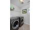 Convenient laundry room equipped with modern washer and dryer at 719 Robert St, Longmont, CO 80503