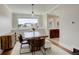 Dining room featuring a large window, built-ins and modern table and chairs at 848 Harrison St, Denver, CO 80206