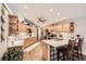 Modern kitchen with stainless steel appliances, granite countertops and ample storage space at 19475 Stag Ln, Monument, CO 80132