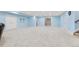 Large basement with neutral carpeting, recessed lighting, and ample room for recreation at 3967 Eastout Ave, Parker, CO 80138