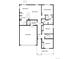Detailed floor plan showcasing the layout of this home, featuring 3 bedrooms, 2 baths and 2-car garage at 48245 Shetland Dr, Bennett, CO 80102