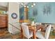 Dining area with modern decor and staircase at 6866 W David Ave, Littleton, CO 80128