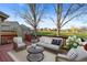 Comfortable seating arrangement with a view of the backyard on the back deck at 12734 Eudora Dr, Thornton, CO 80241