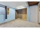 Finished basement with window and unfinished storage space at 8867 Yukon St # 49, Broomfield, CO 80021
