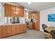 Spacious kitchen featuring wood cabinets and stainless steel appliances at 17445 County Road 6, Brighton, CO 80603