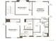 Second floor plan showcasing primary bedroom, bath, two additional bedrooms, laundry and bath at 4455 Boone Cir, Brighton, CO 80601