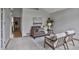 Bright living room with carpet, neutral walls, and modern furnishings at 9669 Jellison Way, Broomfield, CO 80021