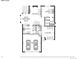 Detailed main floorplan showcasing layout with kitchen, dining, living, and garage spaces at 9669 Jellison Way, Broomfield, CO 80021