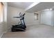 Basement room featuring an elliptical machine, a window and closet space at 14261 W Evans Cir, Lakewood, CO 80228