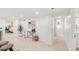 Finished basement showcasing neutral carpet, contemporary art, and access to other areas at 3361 W 36Th Ave, Denver, CO 80211