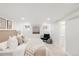 Bright bedroom with two windows, neutral tones, and calming artwork creating a serene space at 3361 W 36Th Ave, Denver, CO 80211