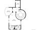 Floor plan reveals a balcony, office, and a unique curved staircase leading to upper floors at 7208 Raphael Ln, Littleton, CO 80125