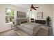 Serene bedroom with carpet floors, modern furnishings, stylish decor, and natural light at 5225 E 100Th Dr, Thornton, CO 80229
