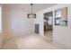 Bright dining area adjacent to kitchen features an adjacent kitchen view at 7329 S Jay St, Littleton, CO 80128