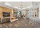 Welcoming lounge with a fireplace, seating, and large windows, great for gathering and relaxing at 601 W 11Th Ave # 409, Denver, CO 80204