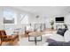 Inviting living room with hardwood floors, comfortable furniture, and natural light at 872 S Vine St, Denver, CO 80209