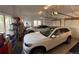 This two car garage has plenty of room for parking and some extra storage at 2091 Ramblewood Ct, Castle Rock, CO 80104