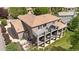 Spacious backyard featuring a two-story deck with outdoor seating, perfect for entertaining and enjoying the view at 2595 S Harlan Ct, Lakewood, CO 80227
