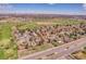 Beautiful aerial view of neighborhood and adjacent golf course at 12341 E Cedar Cir, Aurora, CO 80012