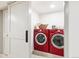 Convenient laundry room with modern washer and dryer set at 2167 S Emerson St, Denver, CO 80210