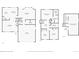Detailed floor plan showcasing the layout of the home's first and second floors, including room dimensions at 23634 Broadmoor Dr, Parker, CO 80138