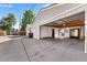 Spacious garage with high ceilings and ample room for storage and projects at 2021 Eliot St, Denver, CO 80211