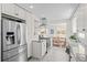 Modern kitchen with stainless steel appliances and granite countertops at 2885 Hudson St, Denver, CO 80207