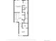 A floor plan showcases the primary bedroom, walk-in closet, hall, and additional bedroom at 3133 Blake St # 3, Denver, CO 80205