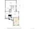 Basement layout with recreation room, wet bar, utility and a bedroom with a full bath at 96 Carolyn Rd, Evergreen, CO 80439
