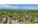 Aerial view of neighborhood, highlighting proximity to Waneka Lake Park at 1250 Acropolis Dr, Lafayette, CO 80026