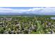 Aerial view of neighborhood, with a nearby trail at 1250 Acropolis Dr, Lafayette, CO 80026