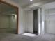 Basement bedroom offers carpet, closet, and a doorway to the rest of the basement at 1250 Acropolis Dr, Lafayette, CO 80026