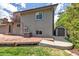 Home exterior with a wooden deck, neutral paint and storage shed at 1250 Acropolis Dr, Lafayette, CO 80026