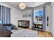 bedroom with crib, bookshelves and hardwood floors at 3126 S Franklin St, Englewood, CO 80113